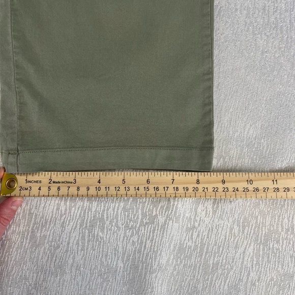 Bixby Nomad Light green twill wide leg cargo pants size 10 NWT - Picture 9 of 9